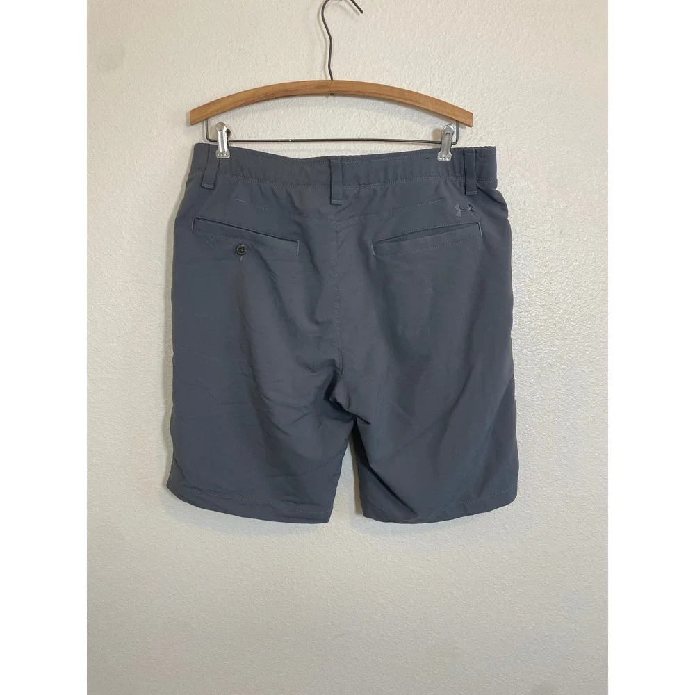 Under Armour Golf Shorts‎ Mens Size 36 Lose Heatgear Gray Performance Activewear